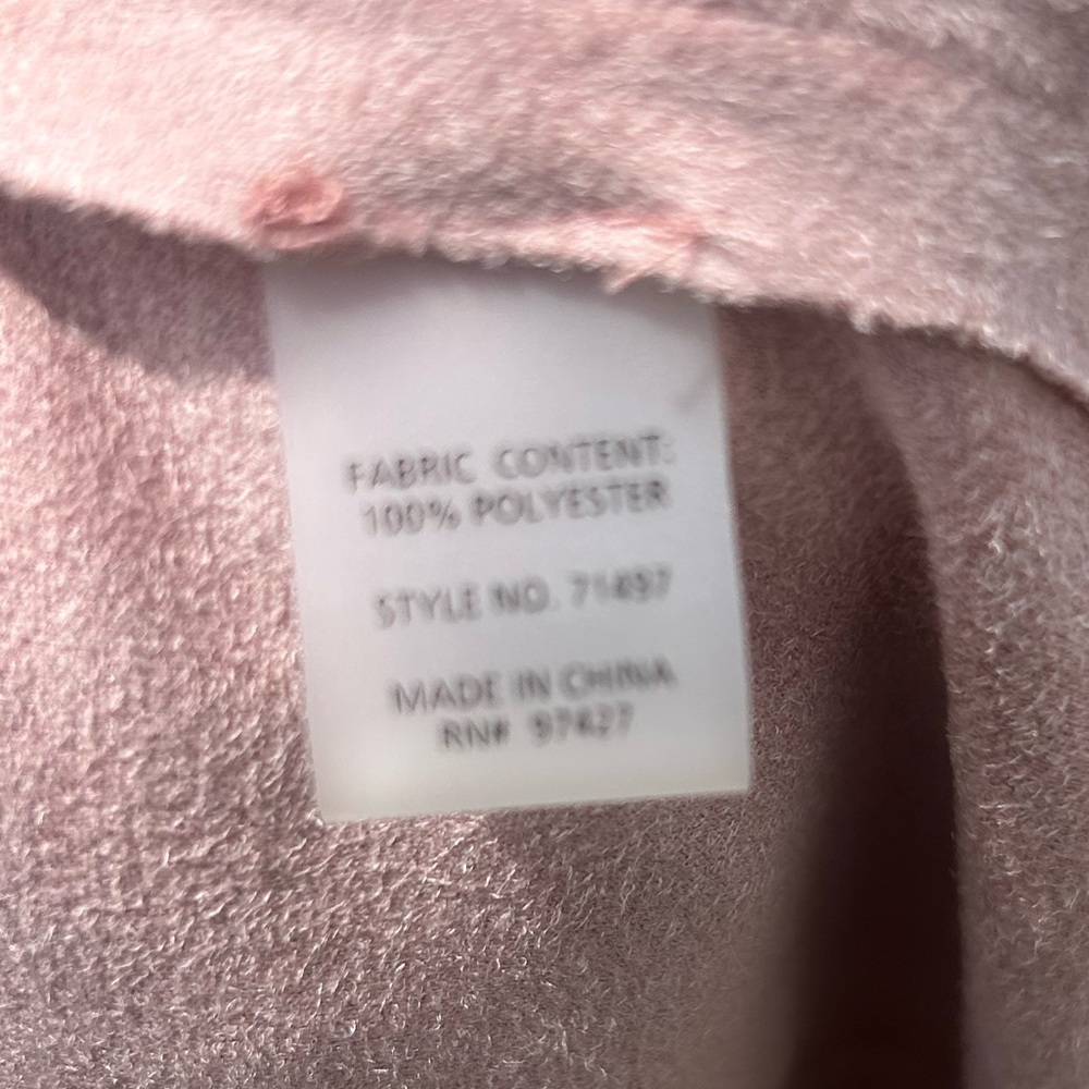 Dolce Cabo Blush Pink Sleeveless Jacket/Duster - Picture 8 of 9
